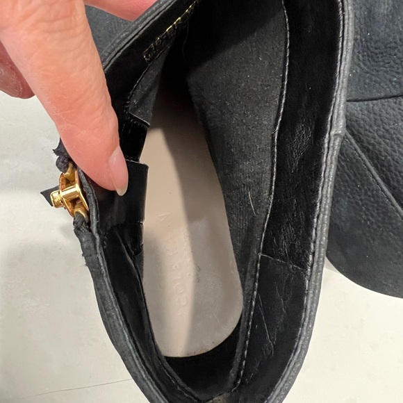 Cole Haan Black Leather Nubuck Boots - Picture 6 of 10